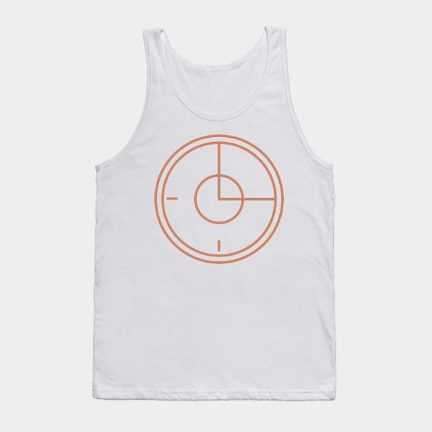 Clock Face Tank Top by Jonathan Wightman